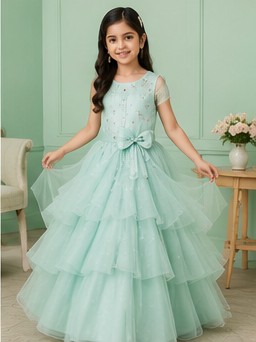 Kids Teal Gown